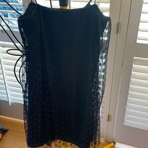 Zara black loose fitting cocktail dress